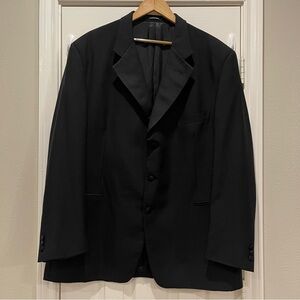 Vito Rufolo Men’s 100% Wool Tuxedo Coat Size 48 Made In Italy Wedding Formal